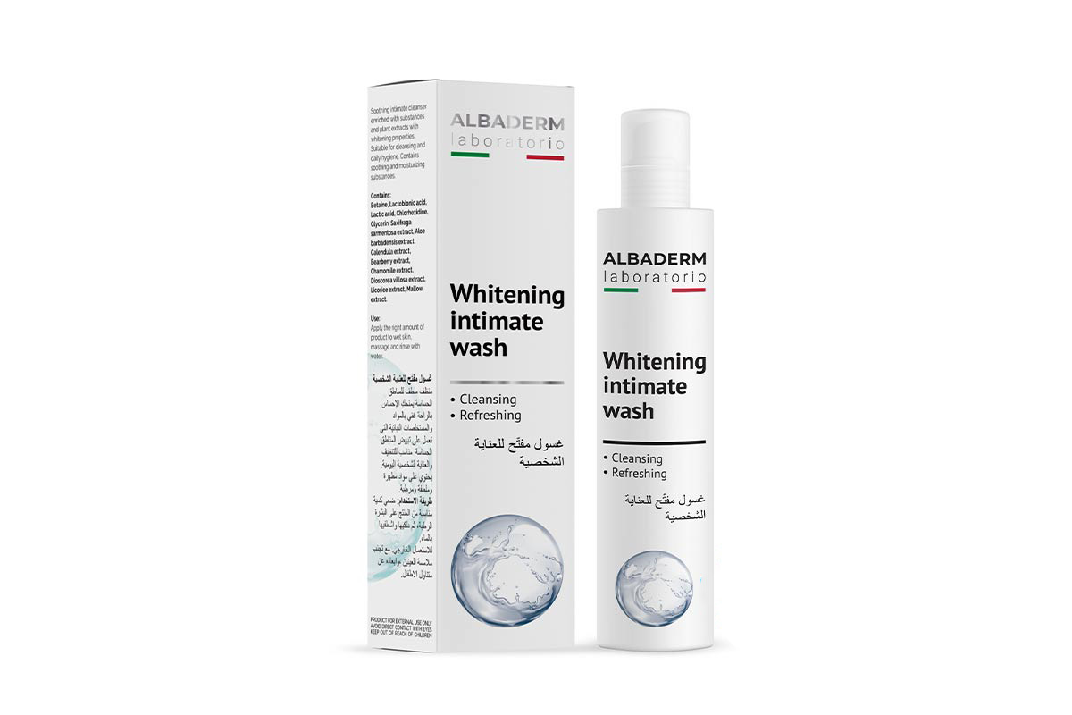 ALBADERM WHITENING INTIMATE WASH 200ML - Milano Pharmacy