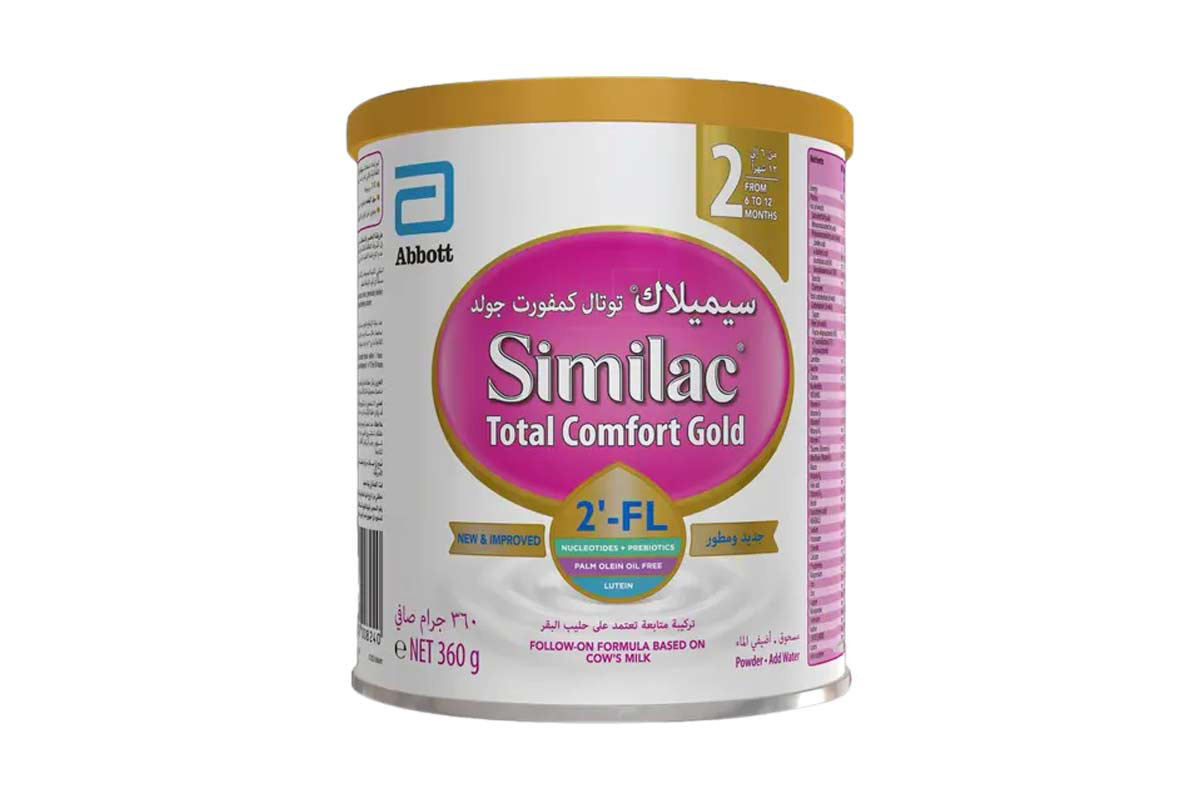 SIMILAC TOTAL COMFORT GOLD NO 2 FROM 6 TO 12 MONTHS2 FL 360 GM - Milano Pharmacy