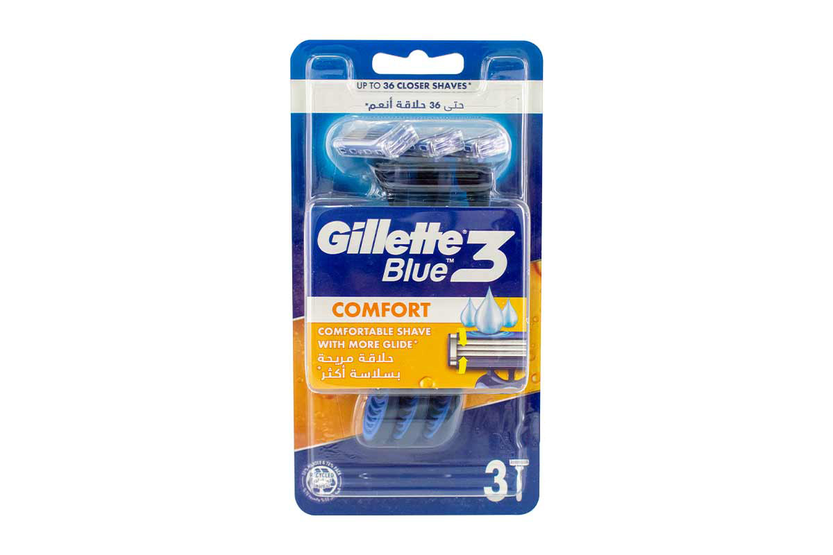 GILLETTE BLUE COMFORT 3 RAZOR - Milano Pharmacy