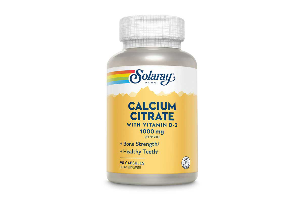 SOLARAY CALCIUM CITRATE 1000MG 90 CAPSULES - Milano Pharmacy