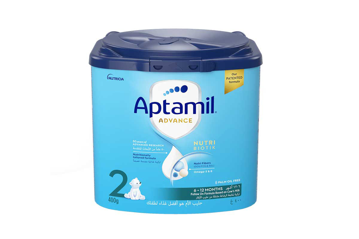 APTAMIL ADVANCE NO2 FROM 6 TO 12 MONTHS 400 GM - Milano Pharmacy