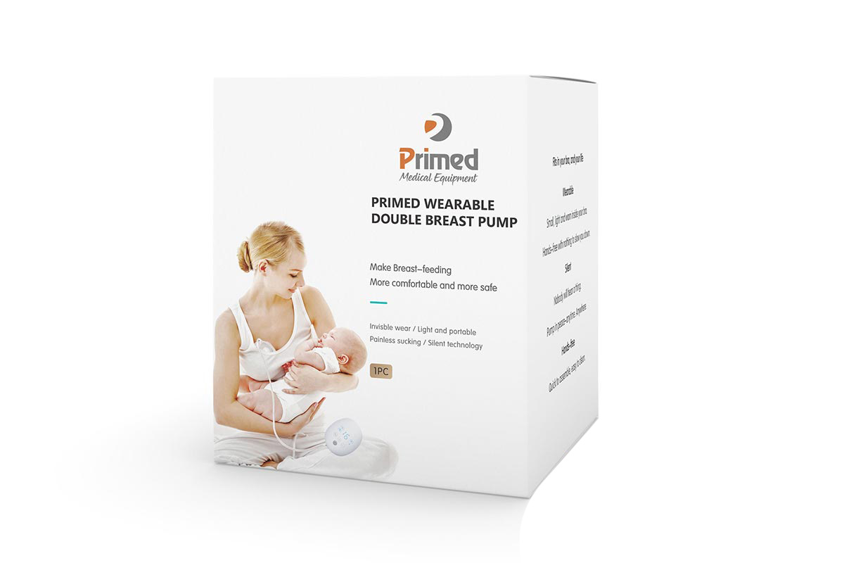 PRIMED HANDS FREE BREAST PUMP WEARABLE PORTABLE AND DISCREET DOUBLE ELECTRIC BREAST PUMP - Milano Pharmacy