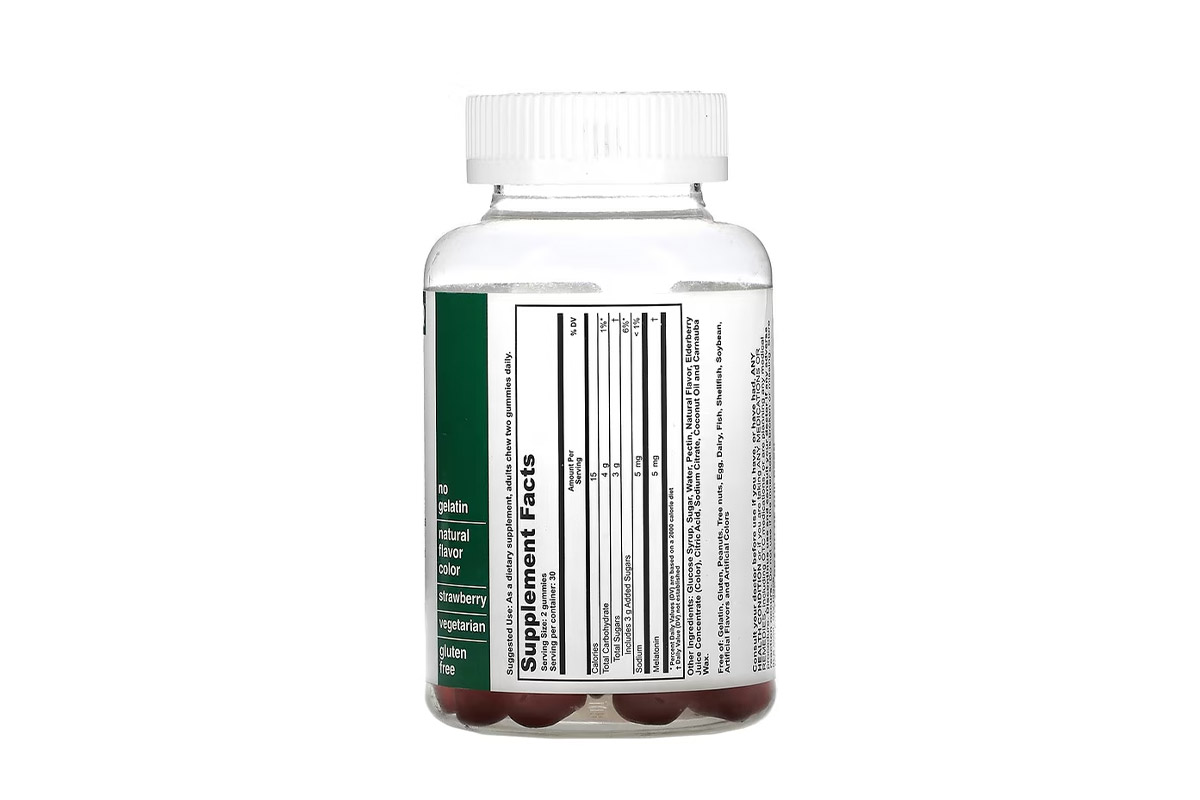 TRQ ADULT GUMMY MELATONIN 5MG 60 GUMMIES - Milano Pharmacy