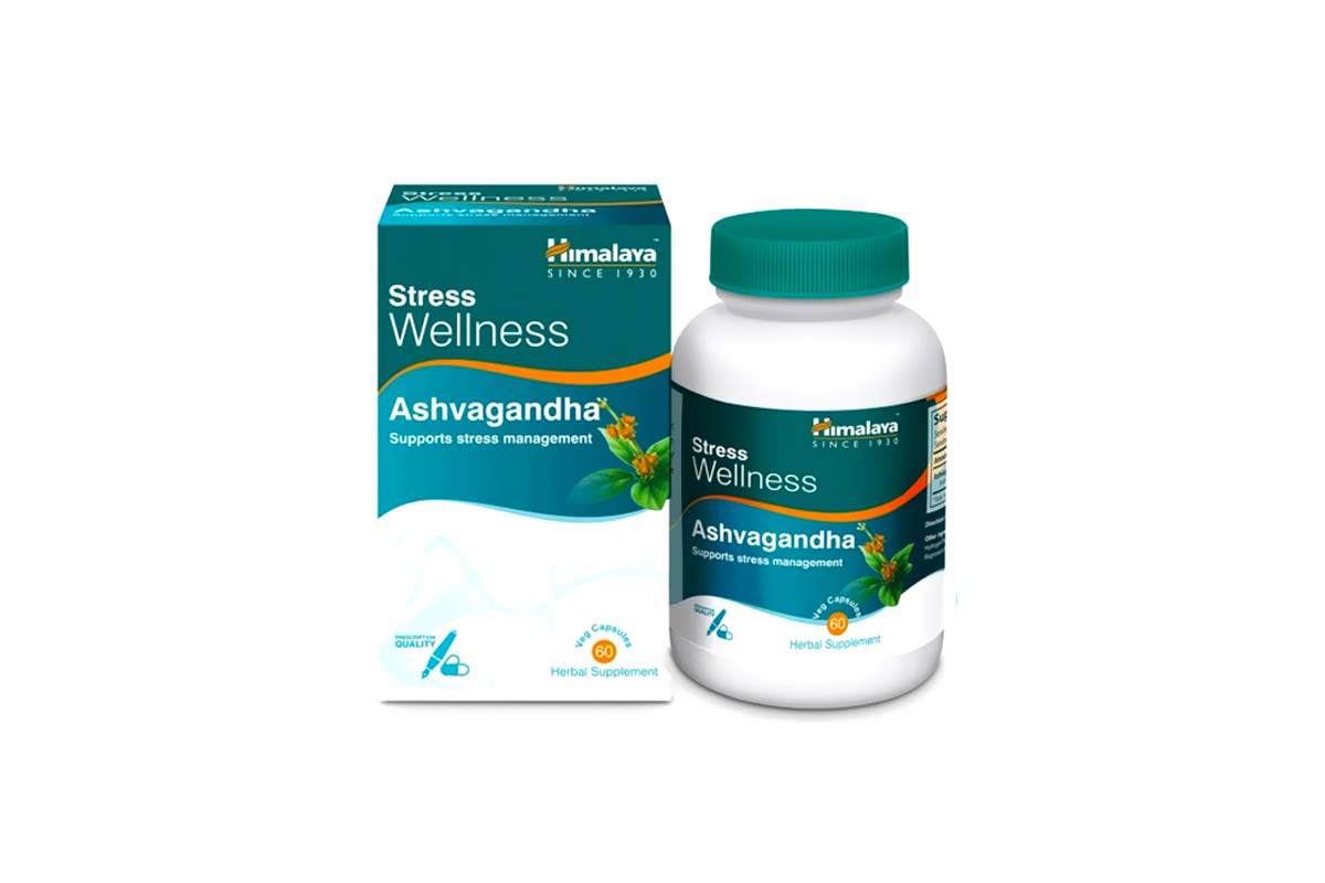 HIMALAYA STRESS WELLNESS ASHVAGANDHA 60 VEGGIE CAPSULES - Milano Pharmacy