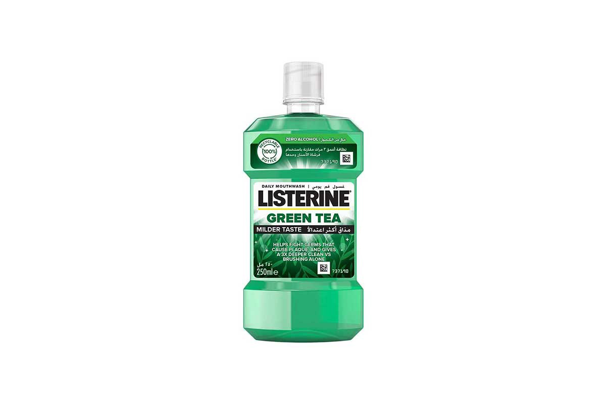 LISTERINE GREEN TEA MOUTHWASH 250 ML - Milano Pharmacy