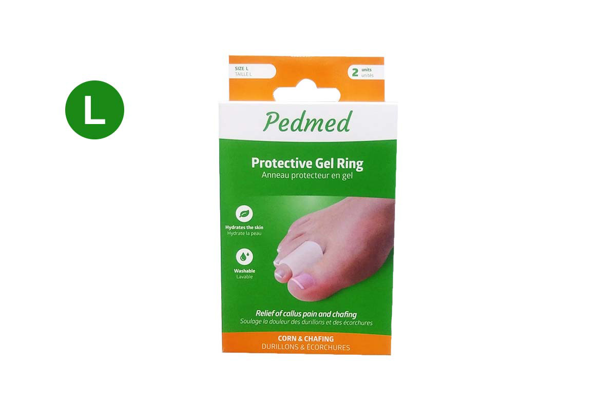 PEDMED PROTECTIVE GEL RING 2 UNITS SIZE LARGE - Milano Pharmacy