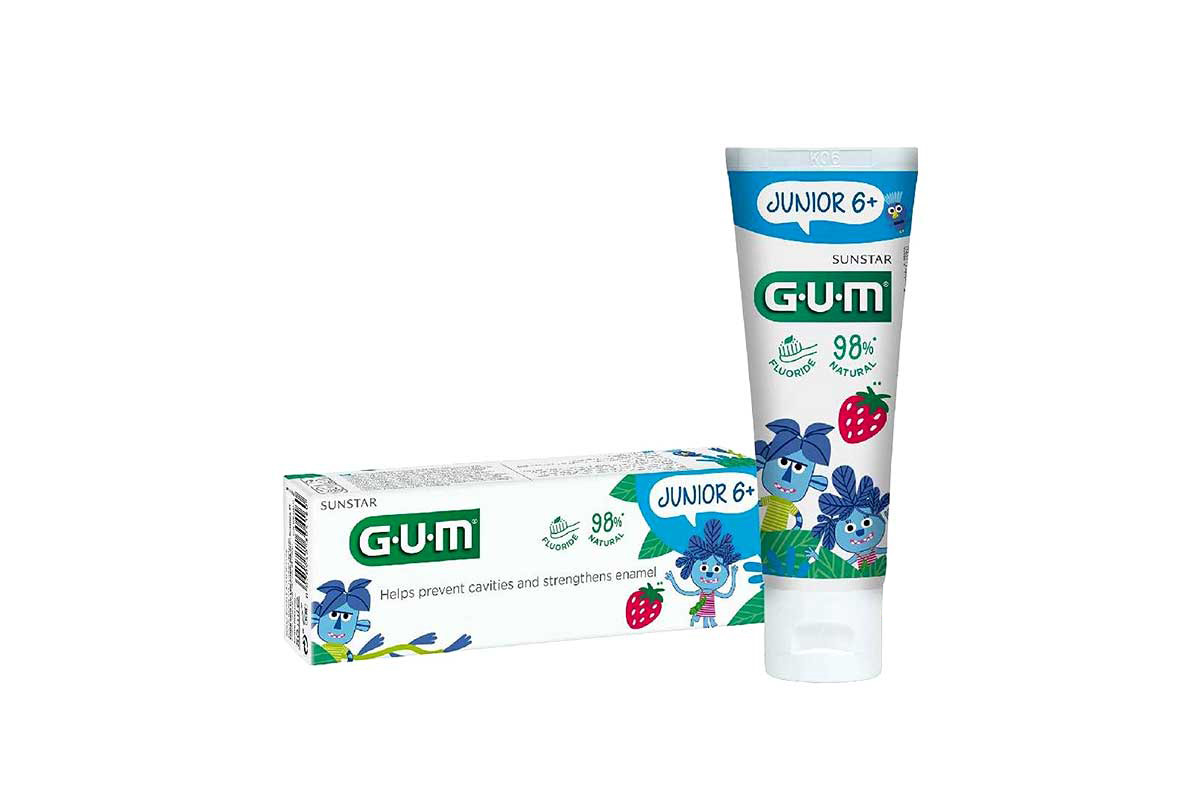 GUM JUNIOR TOOTHPASTE 6 YEARS UP 50 ML - Milano Pharmacy