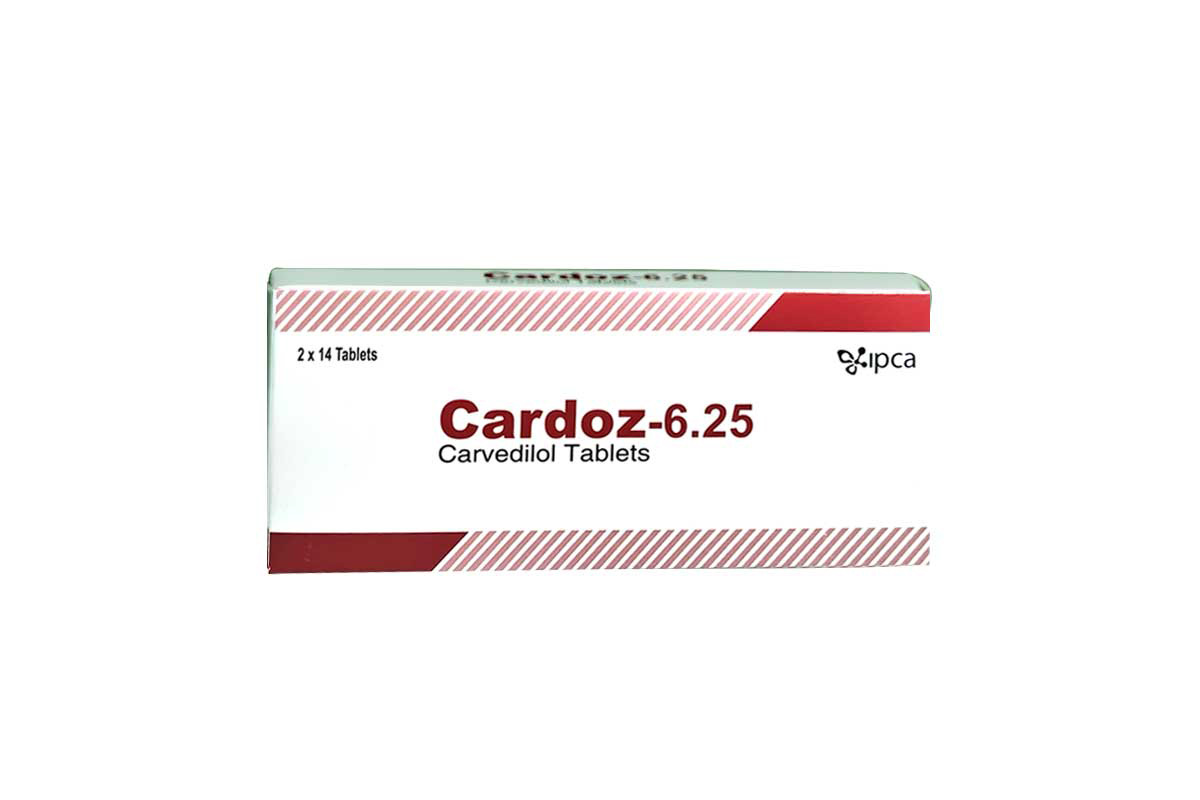 CARDOZ 6.25 MG 28 TABLETS - Milano Pharmacy