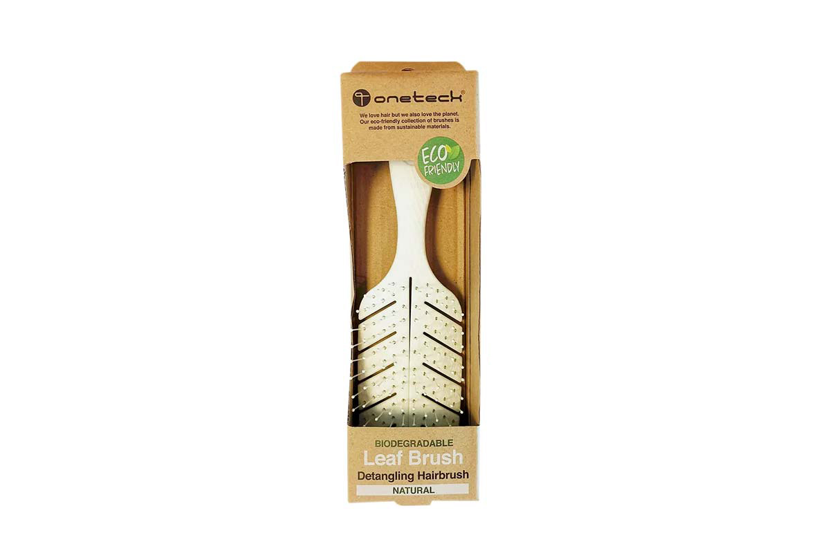 ONETECH BIODEGRADABLE LEAF BRUSH NATURAL 5439-B4 - Milano Pharmacy