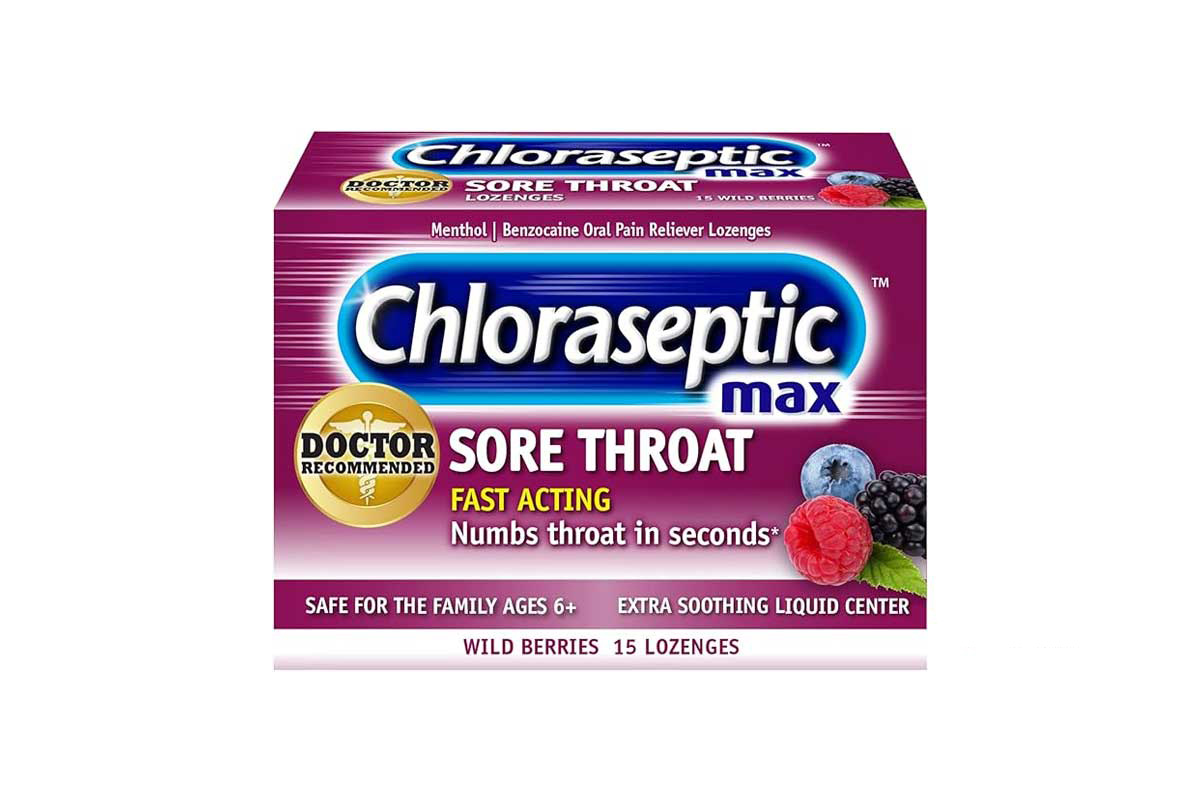 CHLORASEPTIC MAX SORE THROAT 15 LOZENGES - Milano Pharmacy