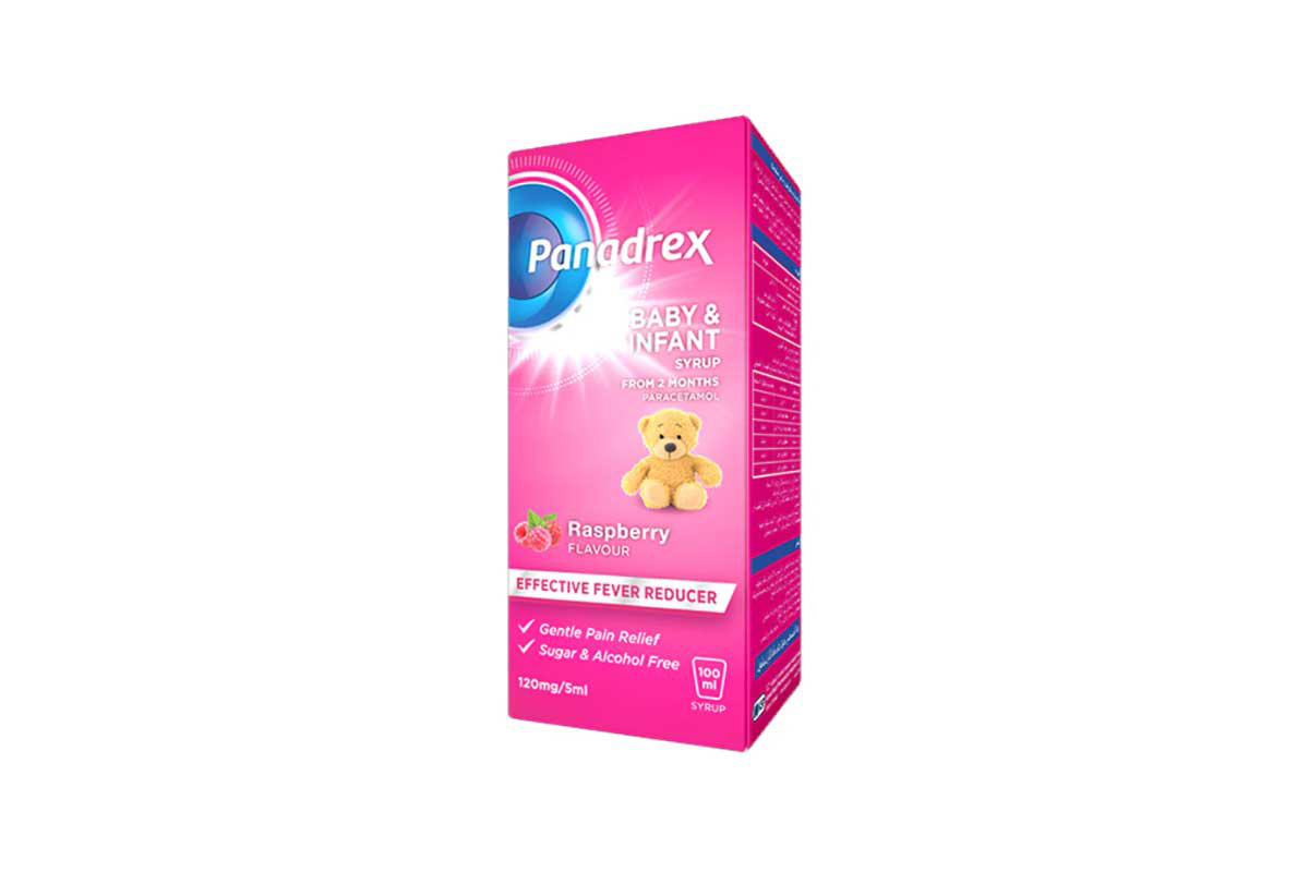 PANADREX 120 MG / 5 ML FOR BABY AND INFANT SYRUP 100ML - Milano Pharmacy