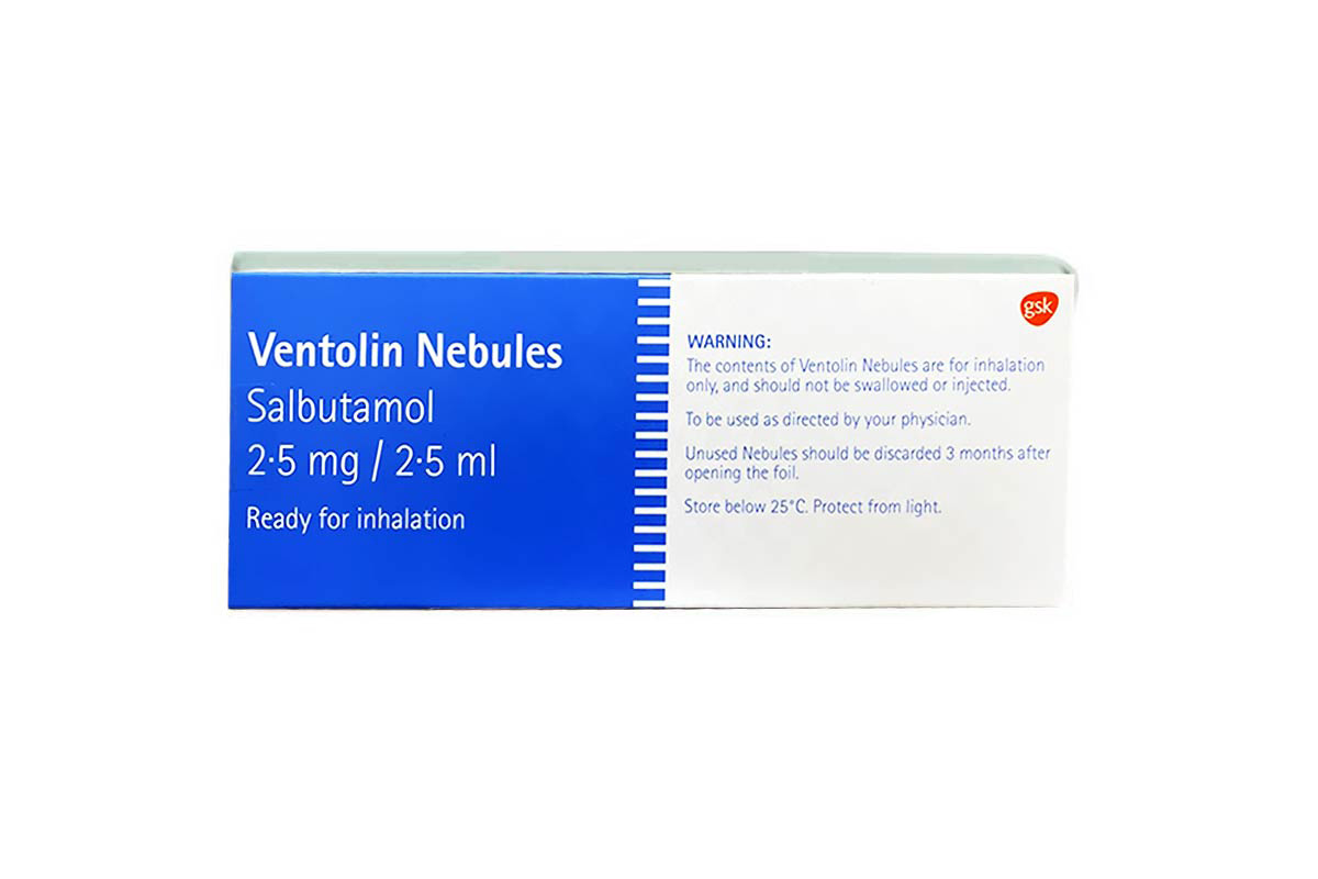 VENTOLIN NEBULES 2.5MG/2.5ML 40 PCS - Milano Pharmacy