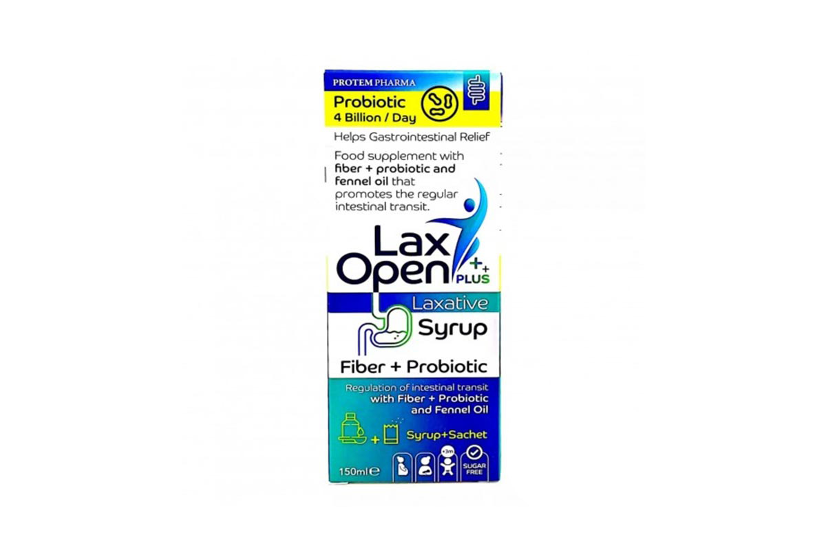 LAX OPEN PLUS SYRUP 150 ML - Milano Pharmacy