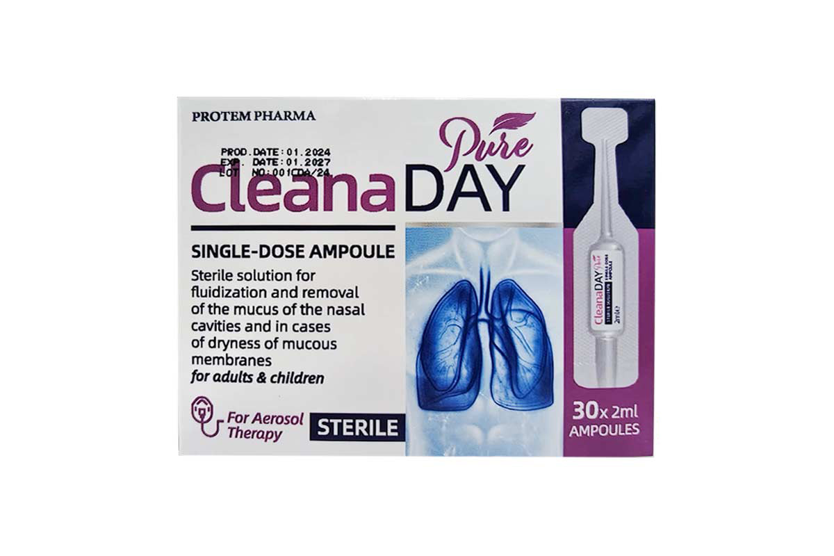 CLEANA DAY PURE SOLUTION 2ML 30 AMPOULES - Milano Pharmacy