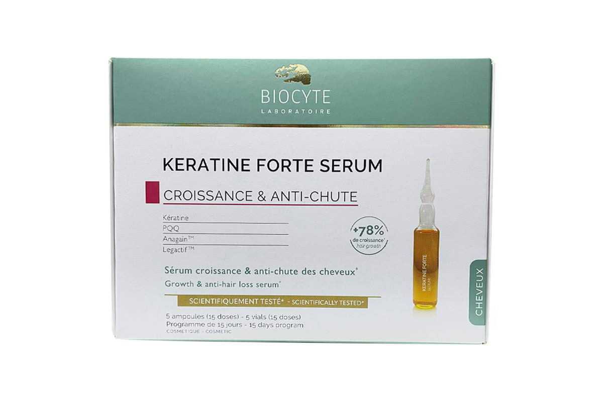 BIOCYTE KERATINE FORTE SERUM 5X9ML VIALS - Milano Pharmacy