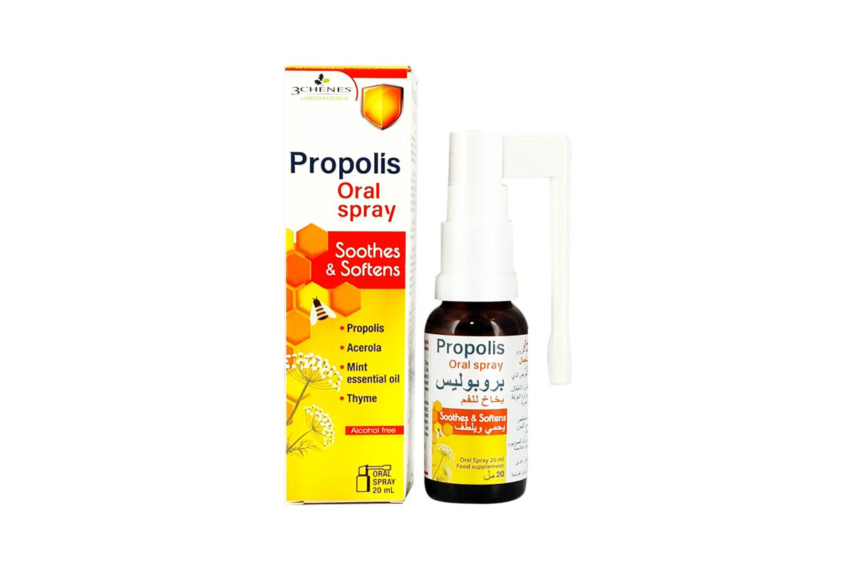 3 CHENES PROPOLIS ORAL SPRAY 20 ML - Milano Pharmacy