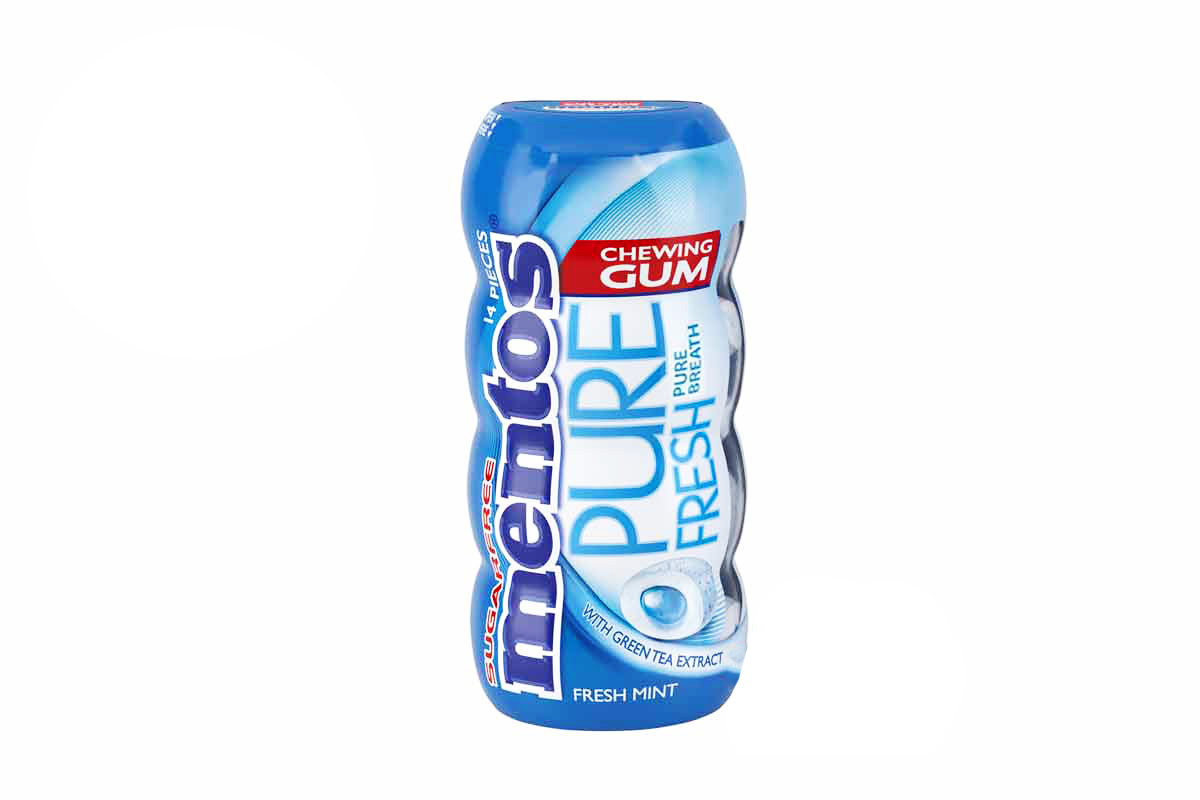 MENTOS PURE FRESH MINT CHEWING GUM 14 PCS - Milano Pharmacy