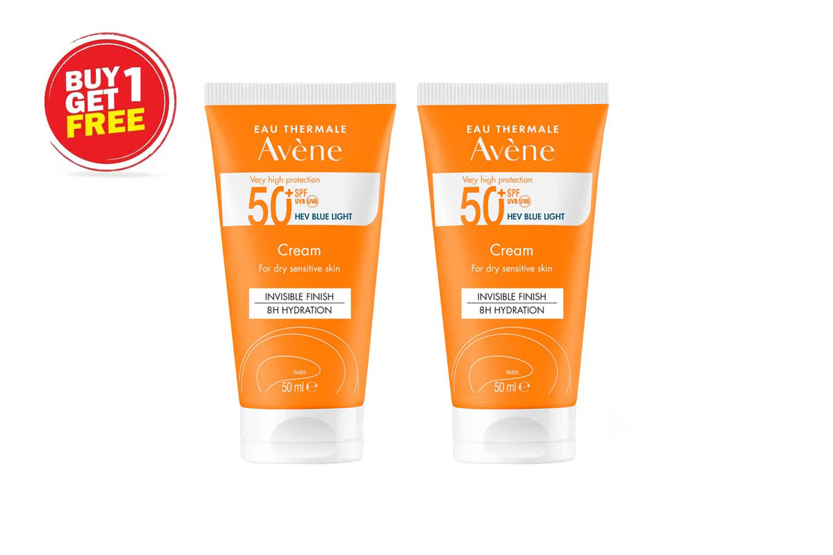 BOX BUY1GET1 AVENE INVISIBLE CREAM SPF50 PLUS 50 ML - Milano Pharmacy