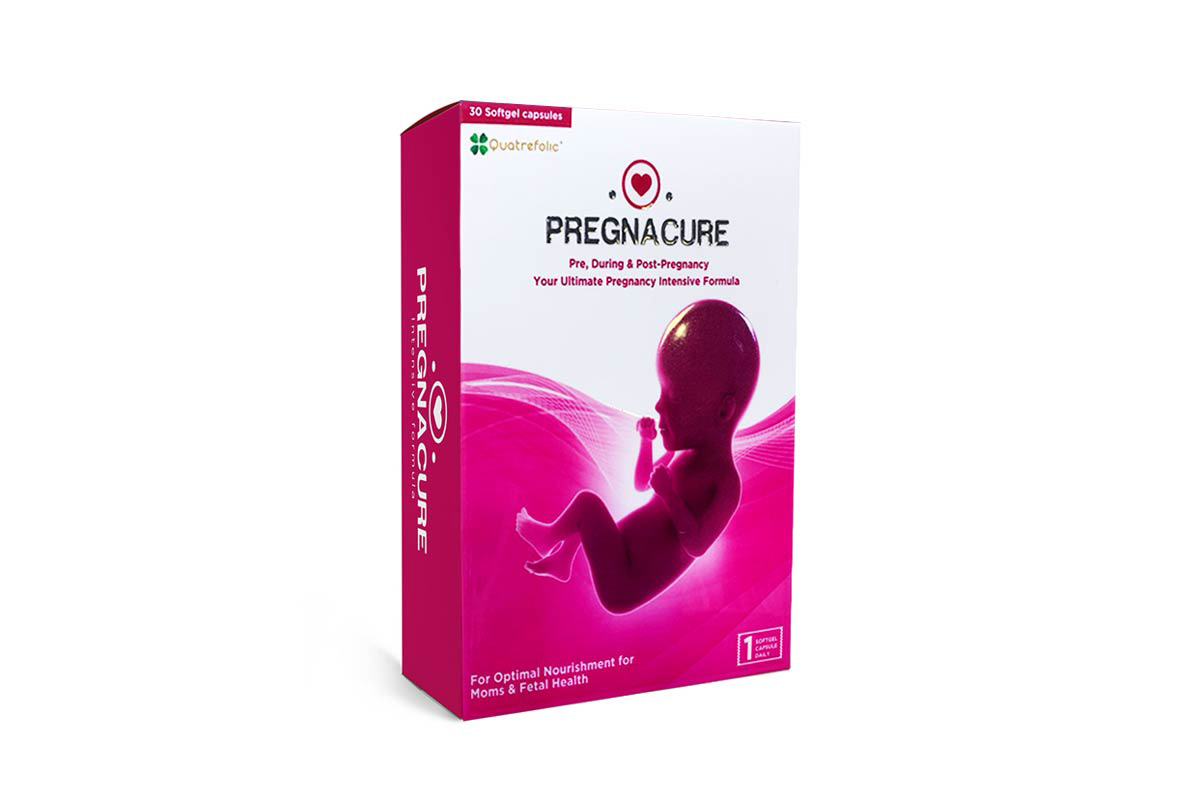 QUATREFOLIC PREGNACURE  30 SOFTGEL - Milano Pharmacy