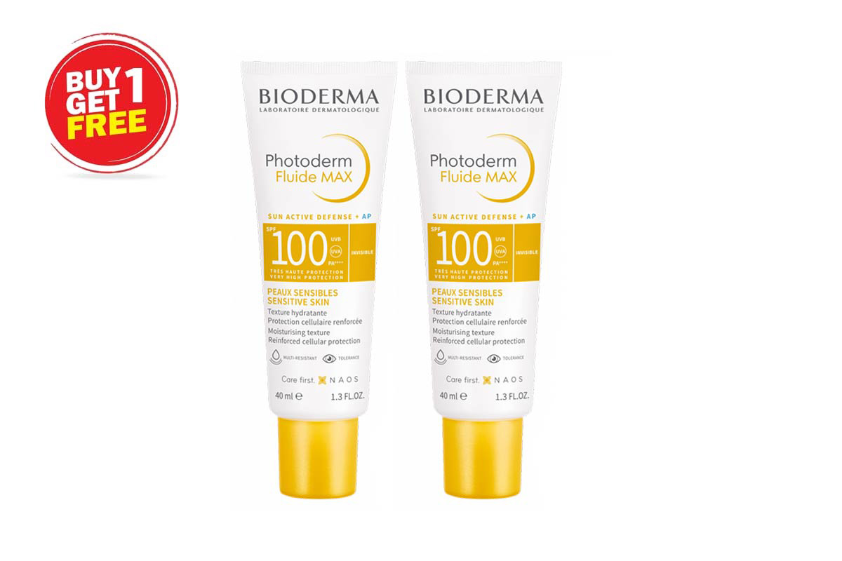 BOX BUY1GET1 BIODERMA PHOTODERM FLUIDE MAX SPF100 INVISIBLE 40 ML - Milano Pharmacy