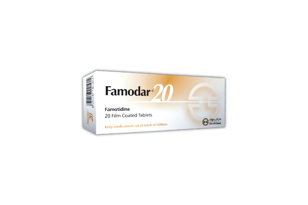 FAMODAR 20MG 20 TABLETS - Milano Pharmacy