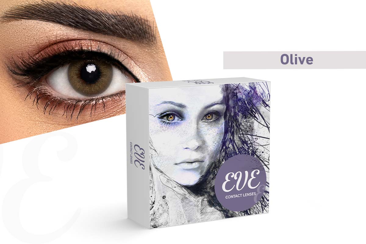 EVE LENSES MONTHLY GREEN OLIVE - Milano Pharmacy