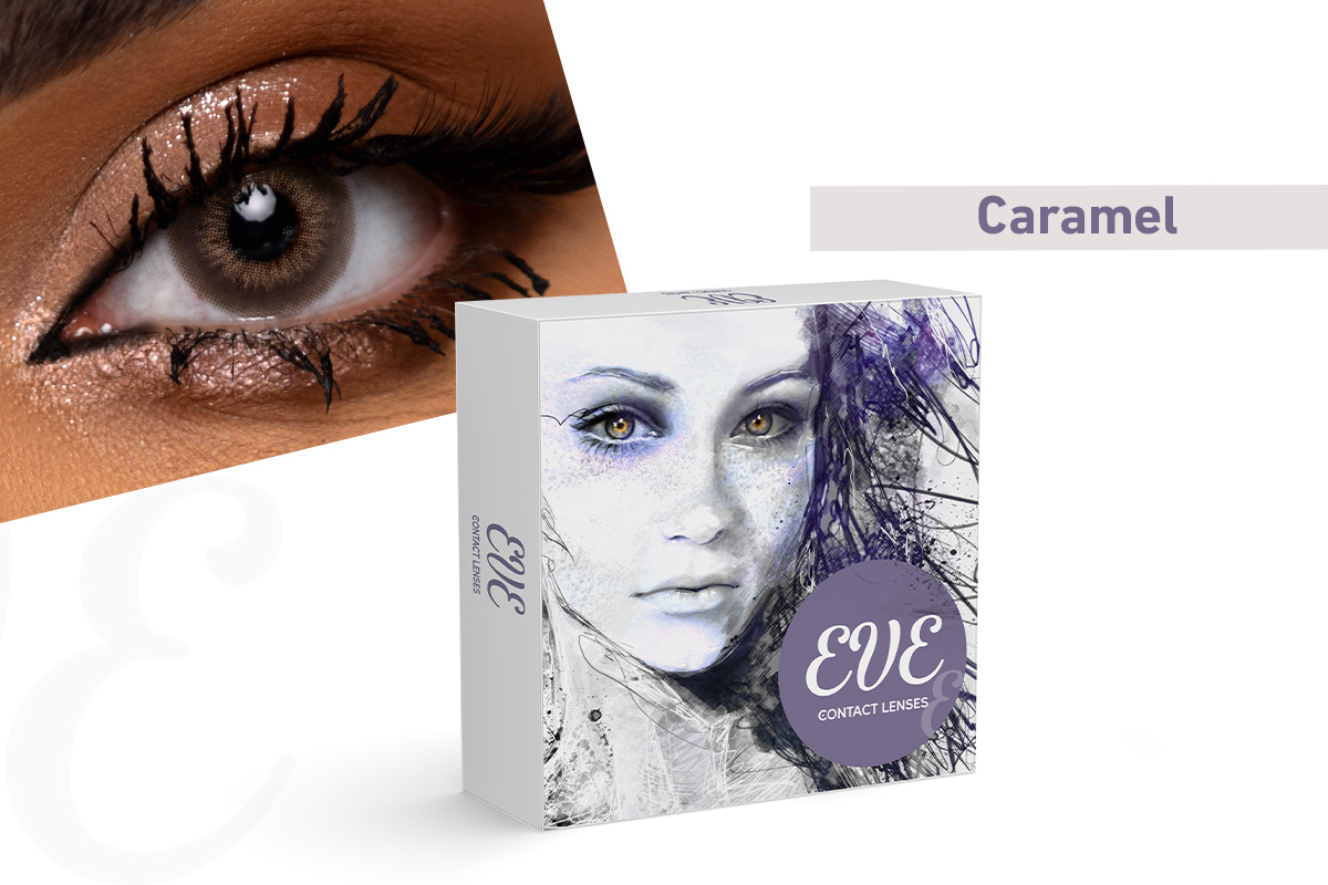 EVE LENSES MONTHLY BROWN CARAMEL - Milano Pharmacy