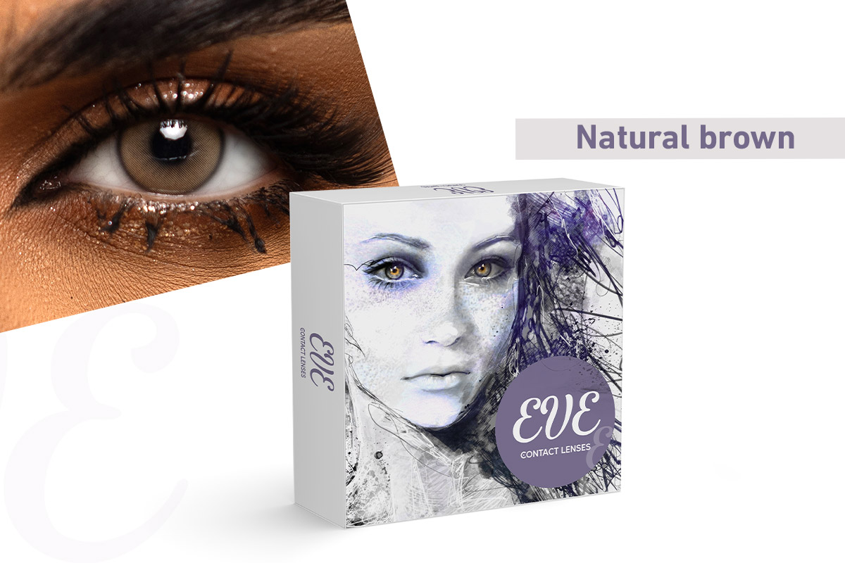 EVE LENSES MONTHLY NATURAL BROWN - Milano Pharmacy