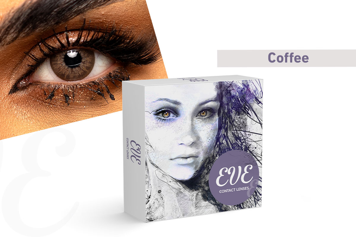 EVE LENSES MONTHLY BROWN COFFEE - Milano Pharmacy