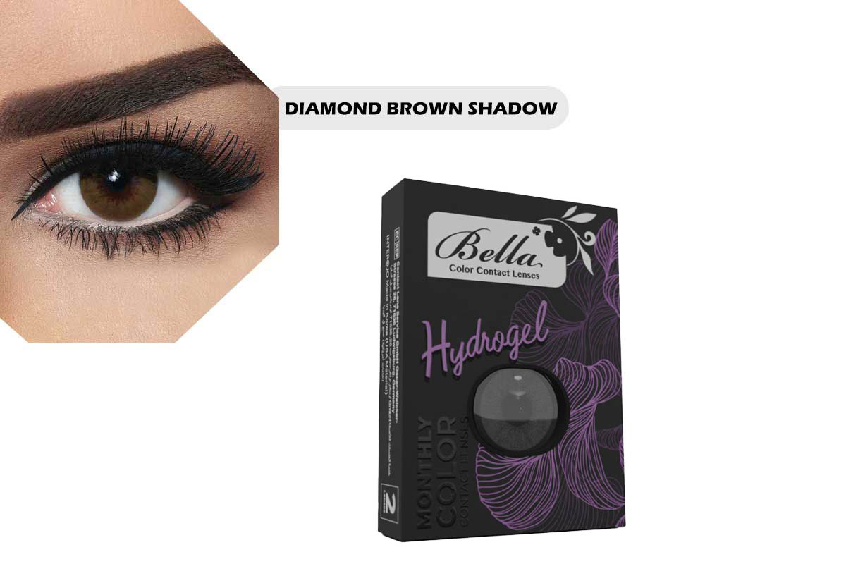 BELLA COLOR CONTACT LENSES DIAMOND BROWN SHADOW - Milano Pharmacy