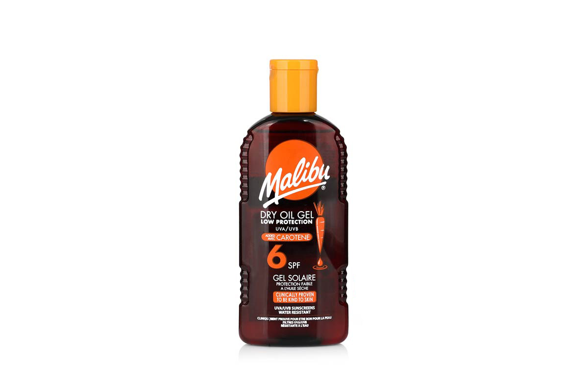 MALIBU DRY OIL GEL LOW PROTECTION SPF6 CAROTENE 200 ML - Milano Pharmacy