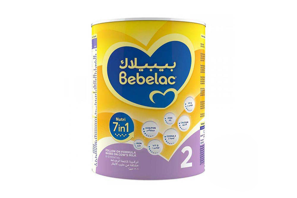 BEBELAC NO 2 NUTRI 6TO12 MONTH 7 IN 1 400GM - Milano Pharmacy