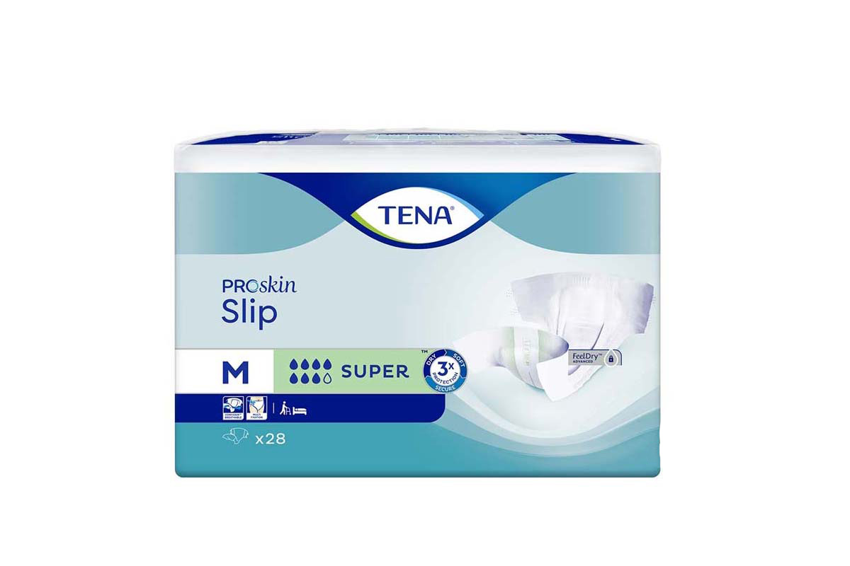 TENA SLIP PREMIUM SUPER MEDIUM 28 PCS - Milano Pharmacy