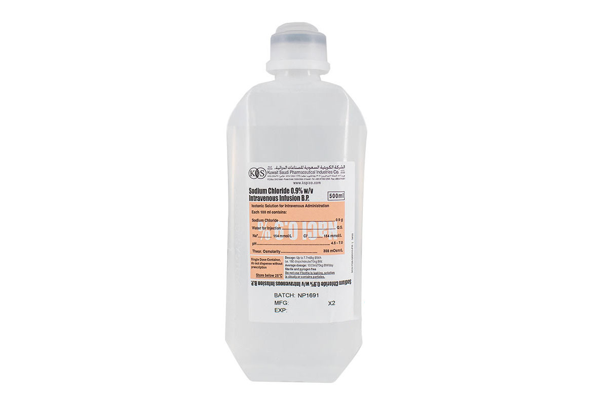 NORMAL SALINE 9% 500 ML - Milano Pharmacy