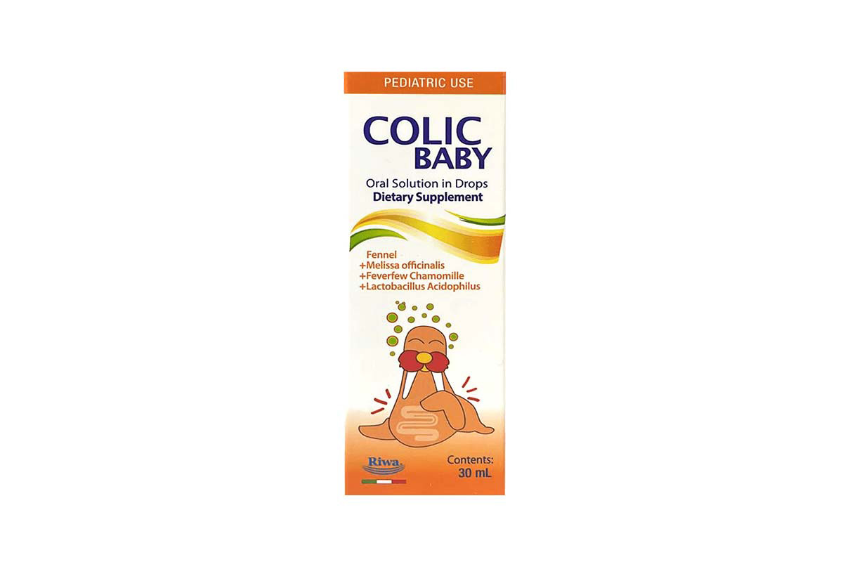 RIWA COLIC BABY ORAL SOLUTION IN DROPS 30 ML - Milano Pharmacy