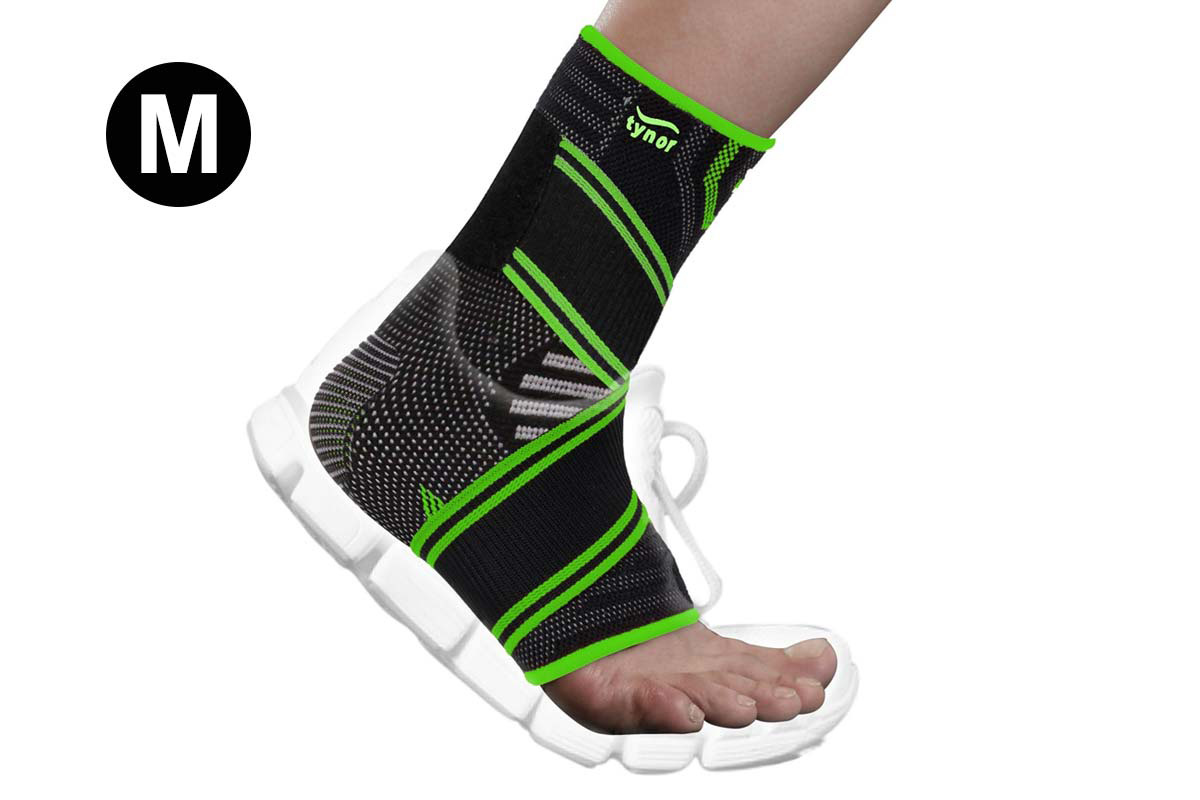 TYNOR SPORT ANKLE BINDER AIR PRO GREEN 202 SIZE MEDIUM 1PCS - Milano Pharmacy