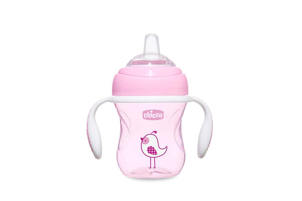 CHICCO TRANSITION CUP 4 MONTHS PLUS PINK 200 ML - Milano Pharmacy