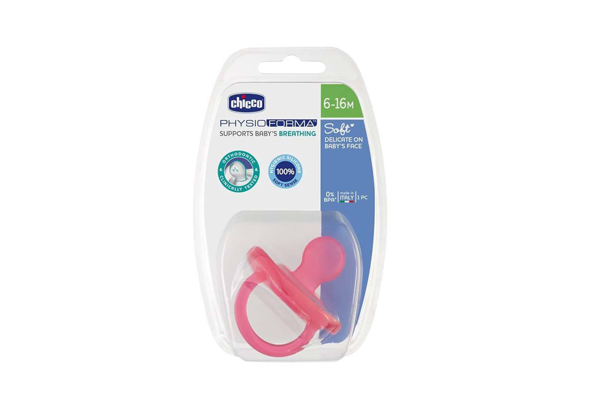 CHICCO PACIFIER PHYSIO FORMA BREATHING SOFT PINK 6 TO 16 MONTHS 1 PCS - Milano Pharmacy