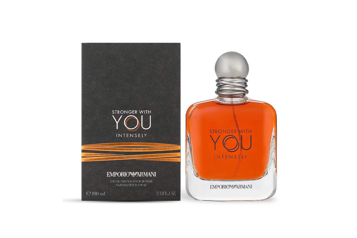 EMPORIO ARMANI STRONGER WITH YOU INTENSELY EAU DE PARFUM FOR MEN 100ML - Milano Pharmacy