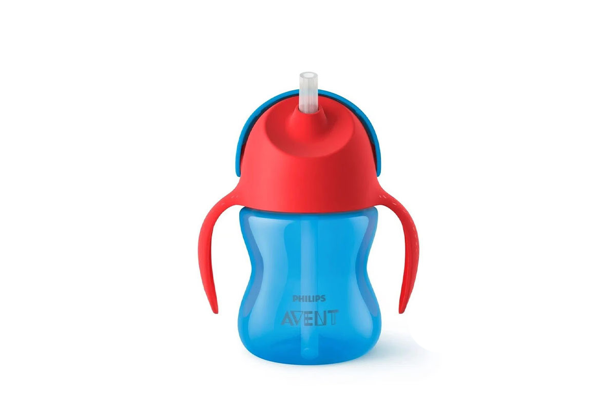 PHILIPS AVENT BENDY STRAW CUP BLUE 9 MONTHS PLUS 200 ML - Milano Pharmacy