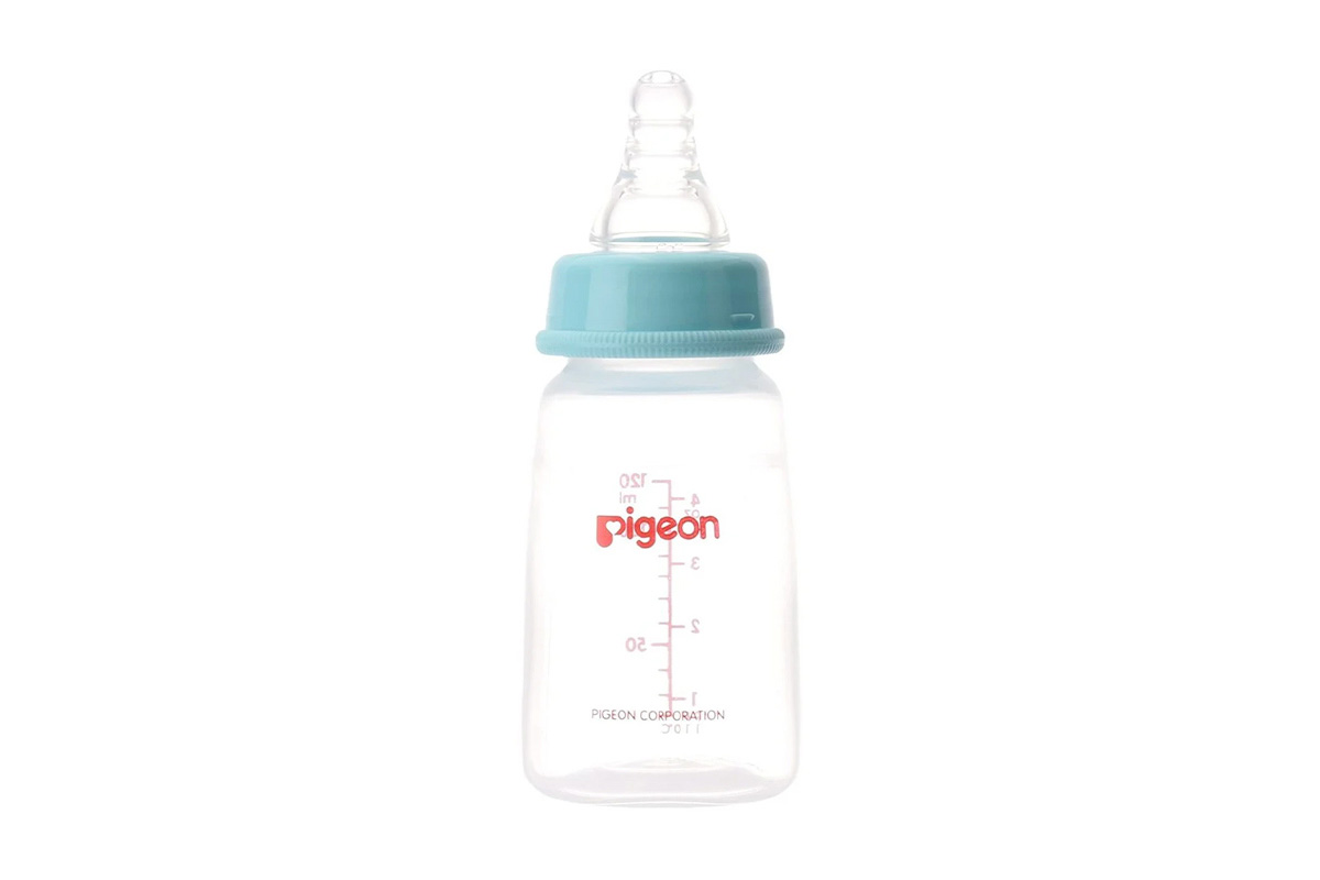 PIGEON FLEXIBLE PLASTIC 0 MONTHS PLUS 120 ML SMALL - Milano Pharmacy