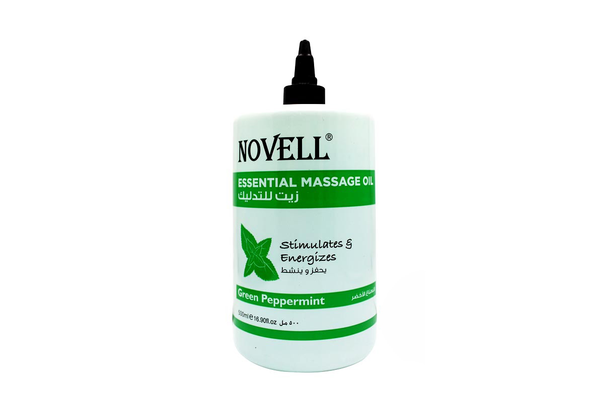 NOVELL ESSENTIAL MASSAGE OIL PEPPERMINT 500ML - Milano Pharmacy