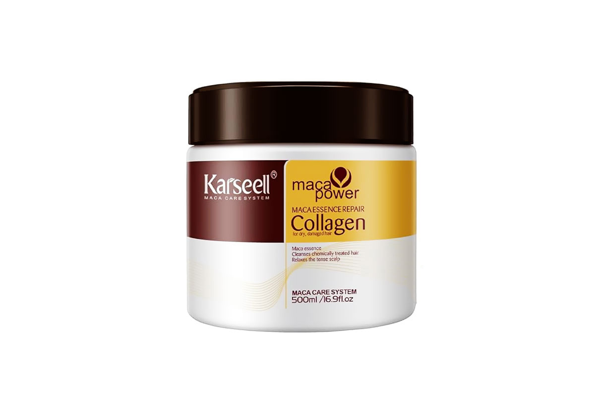 KARSEELL MACA POWER COLLAGEN FOR DRY DAMAGED HAIR MASK 500 ML - Milano Pharmacy