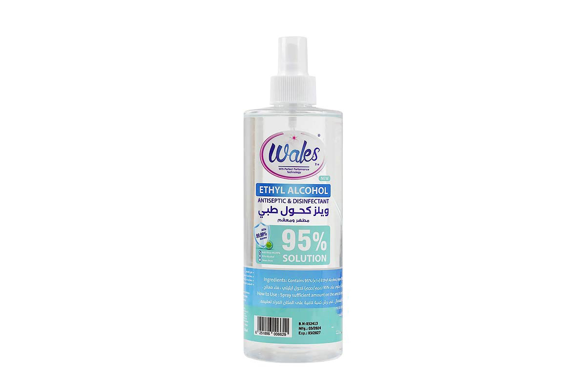 WALES ETHYL ALCOHOL SPRAY 95% SOLUTION 500 ML - Milano Pharmacy