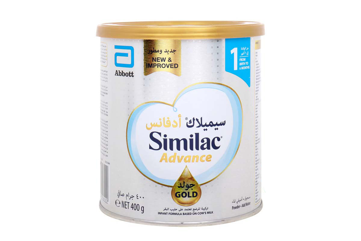 SIMILAC ADVANCE GOLD NO 1 FROM 0 TO 6 MONTHS 400 GM - Milano Pharmacy