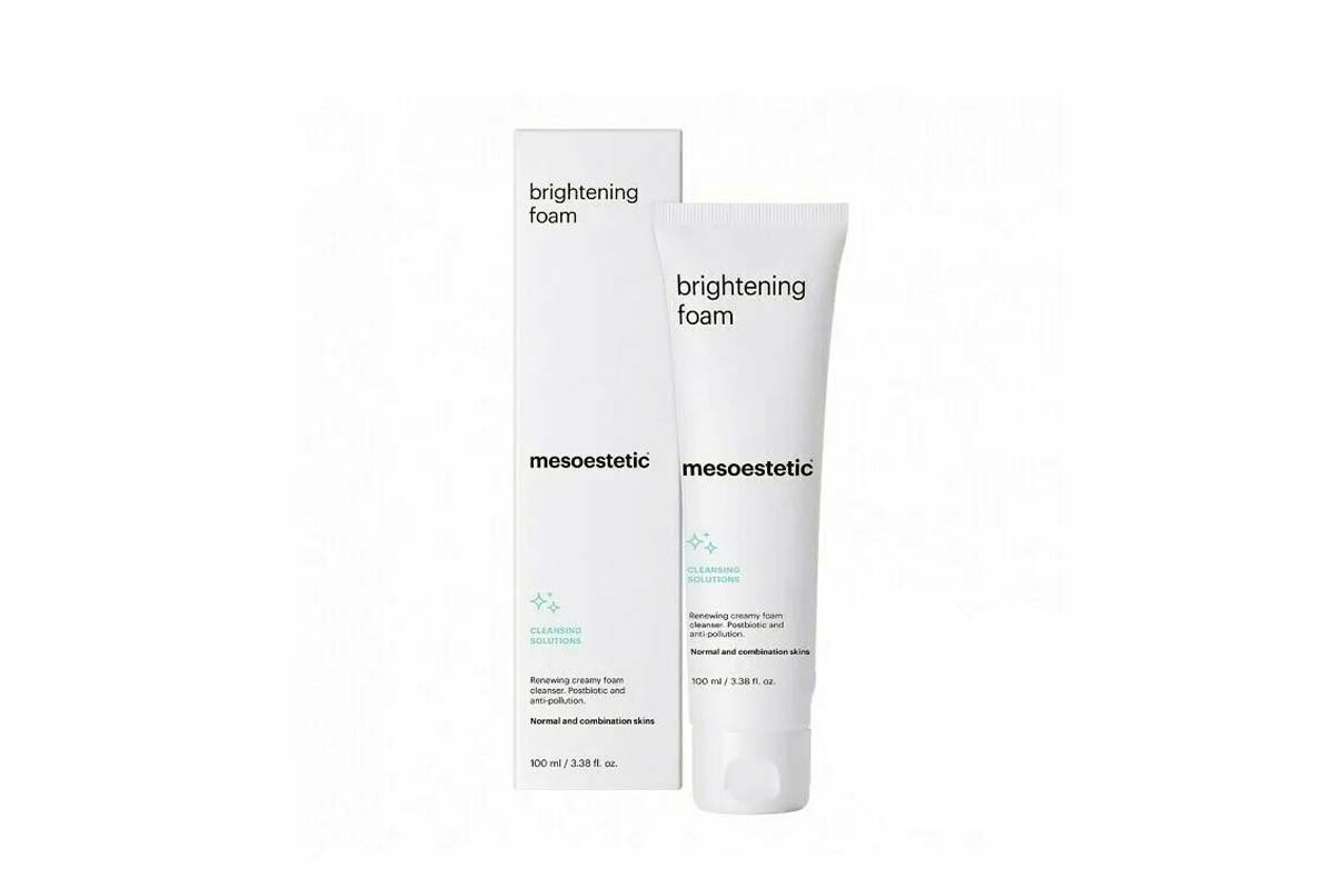 MESOESTETIC BRIGHTENING CLEANSING SOLUTIONS FOAM 100 ML - Milano Pharmacy