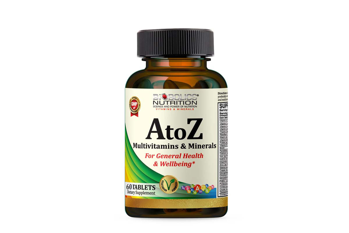 BIOBOLICS A TO Z MULTIVITAMIN AND MINERALS 60 TABLETS - Milano Pharmacy