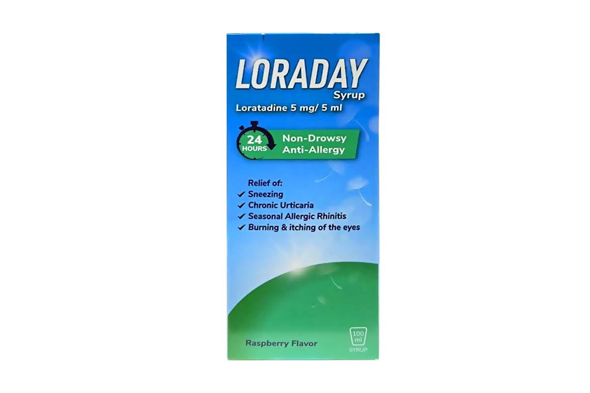 LORADAY SYRUP 5 MG 5ML 100 ML - Milano Pharmacy