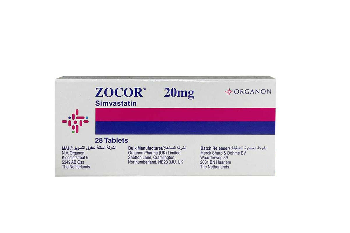 ZOCOR 20MG 28 TAB - Milano Pharmacy