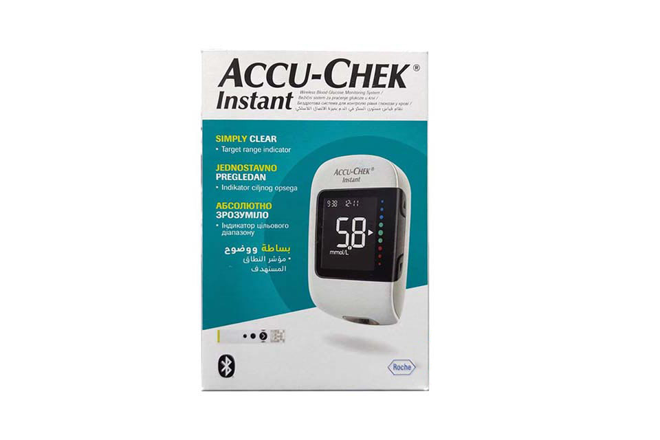 ACCU CHEK INSTANT MONITOR WITH 10 STRIPS - Milano Pharmacy